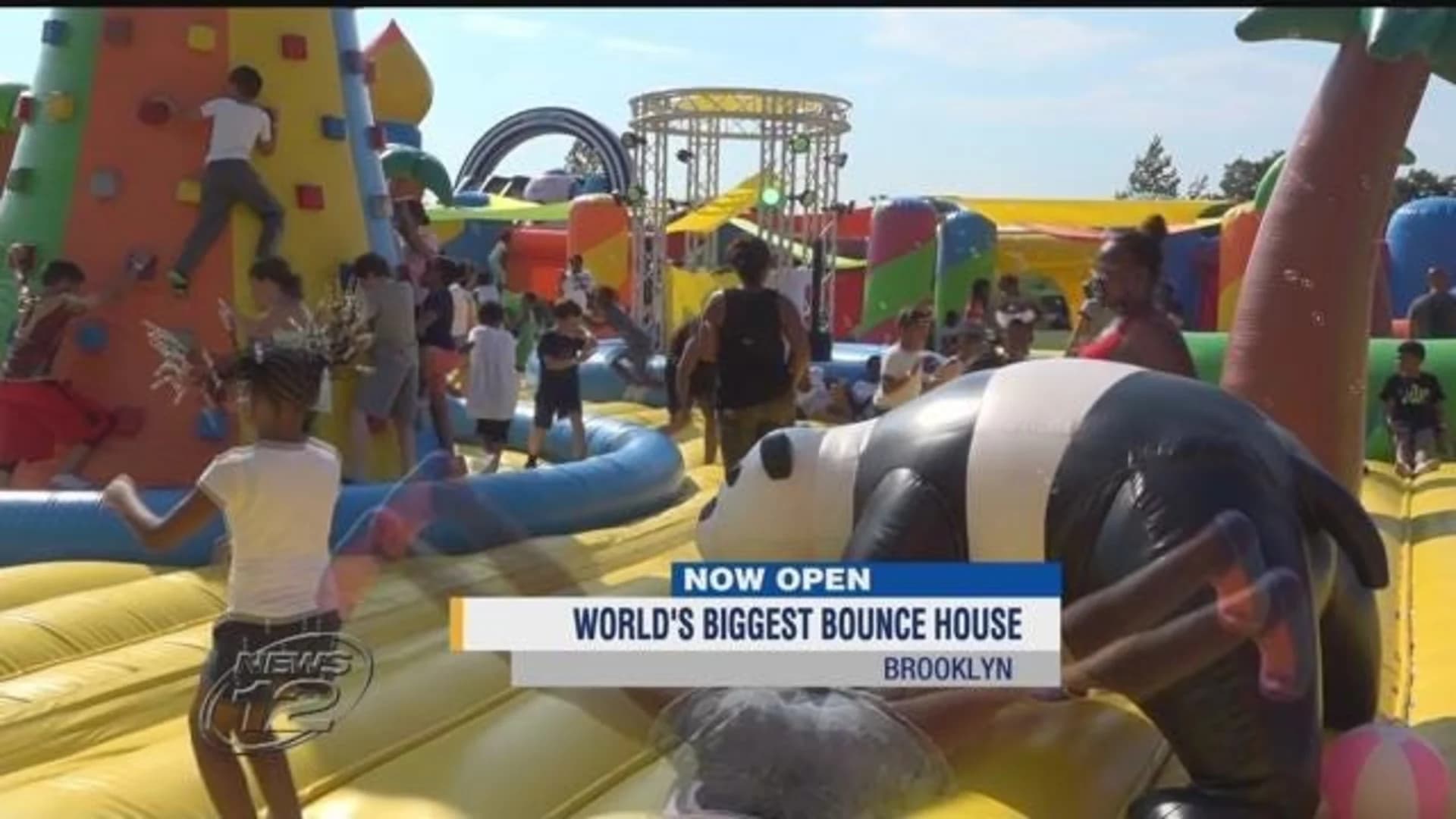 World's biggest bounce house extends its stay in the area
