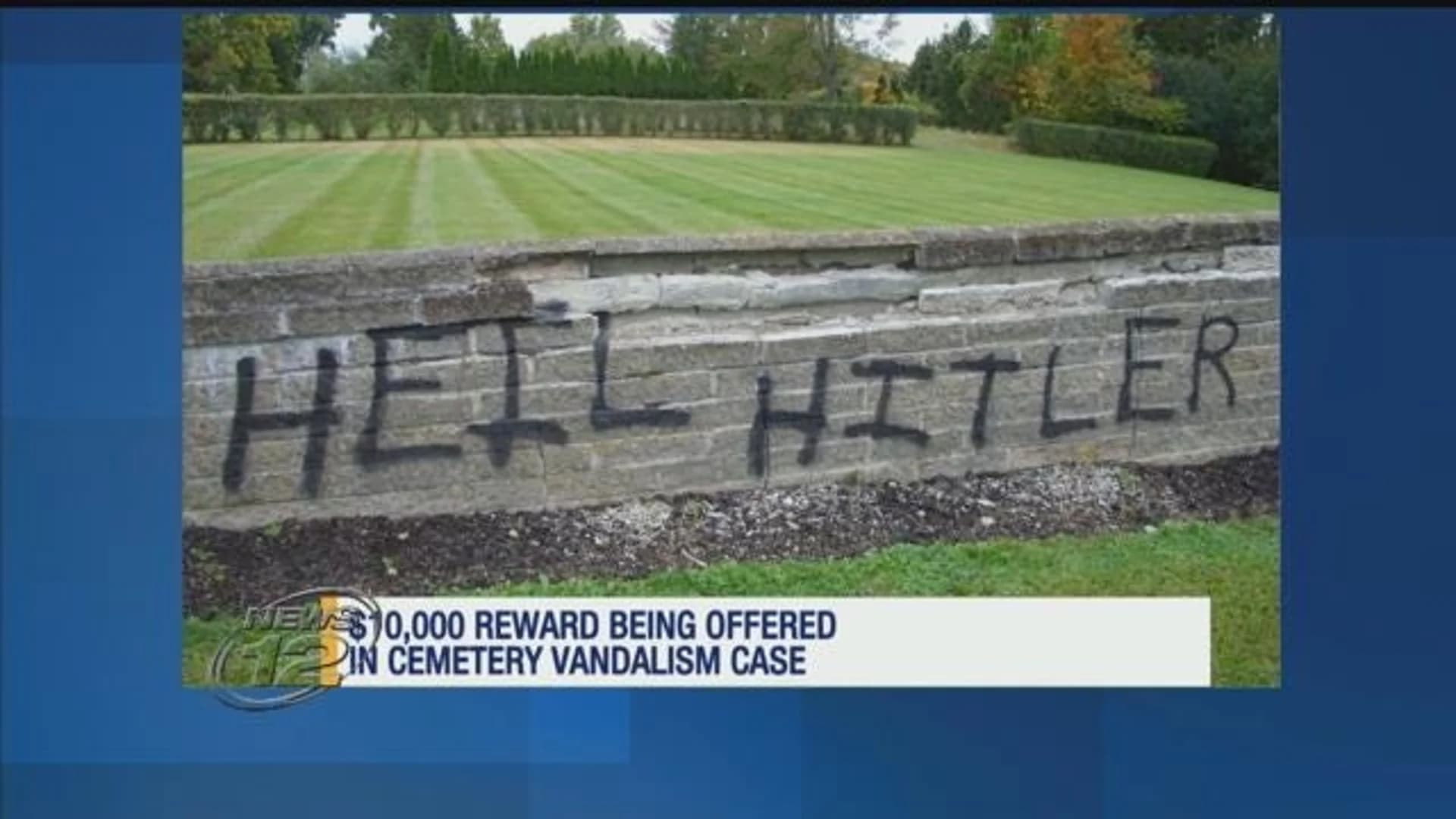 $10,000 reward offered in swastika vandalism case
