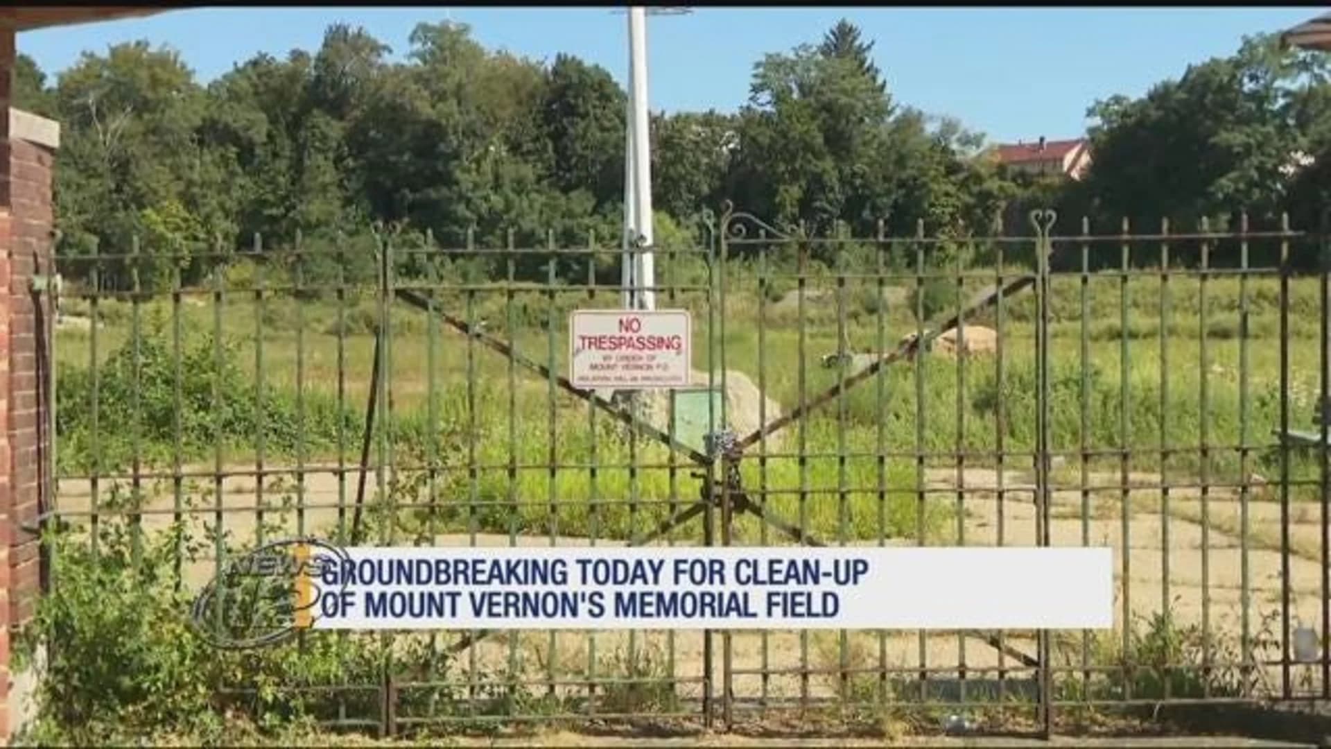 $2.2M cleanup begins at Mount Vernon's Memorial Field