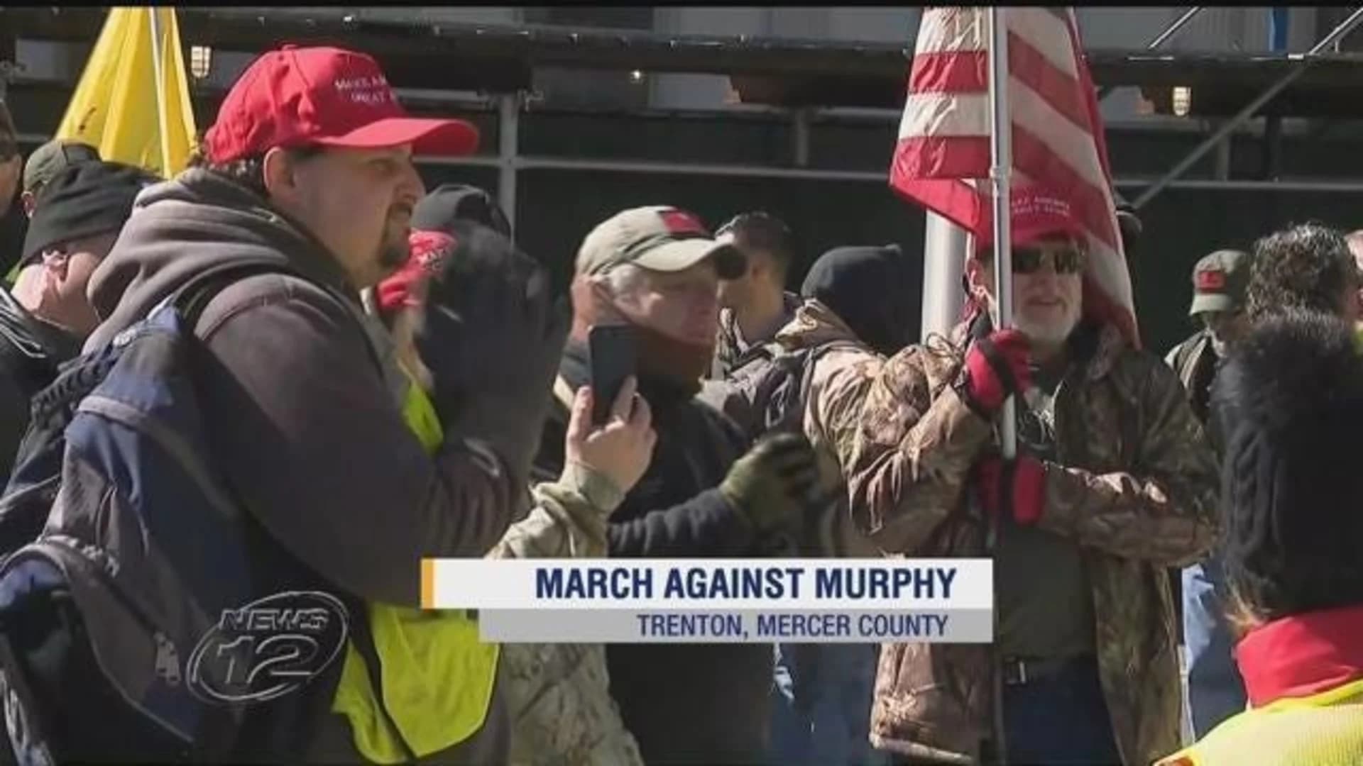 Hundreds descend on Trenton for ‘March Against Murphy’ protest
