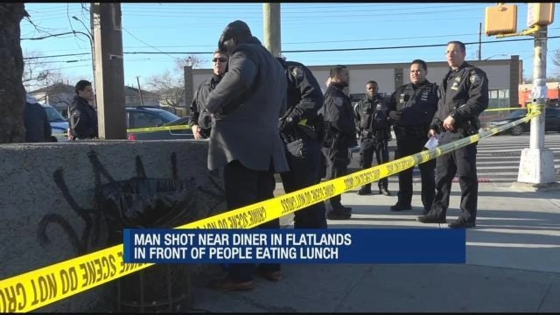 Man shot in front of restaurant while horrified diners watched