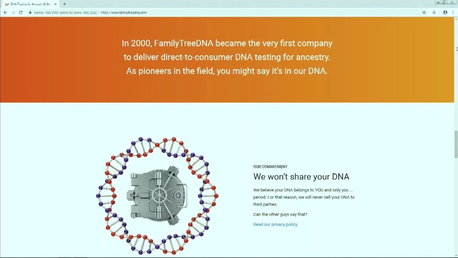 Report: DNA testing company shared customer data with FBI