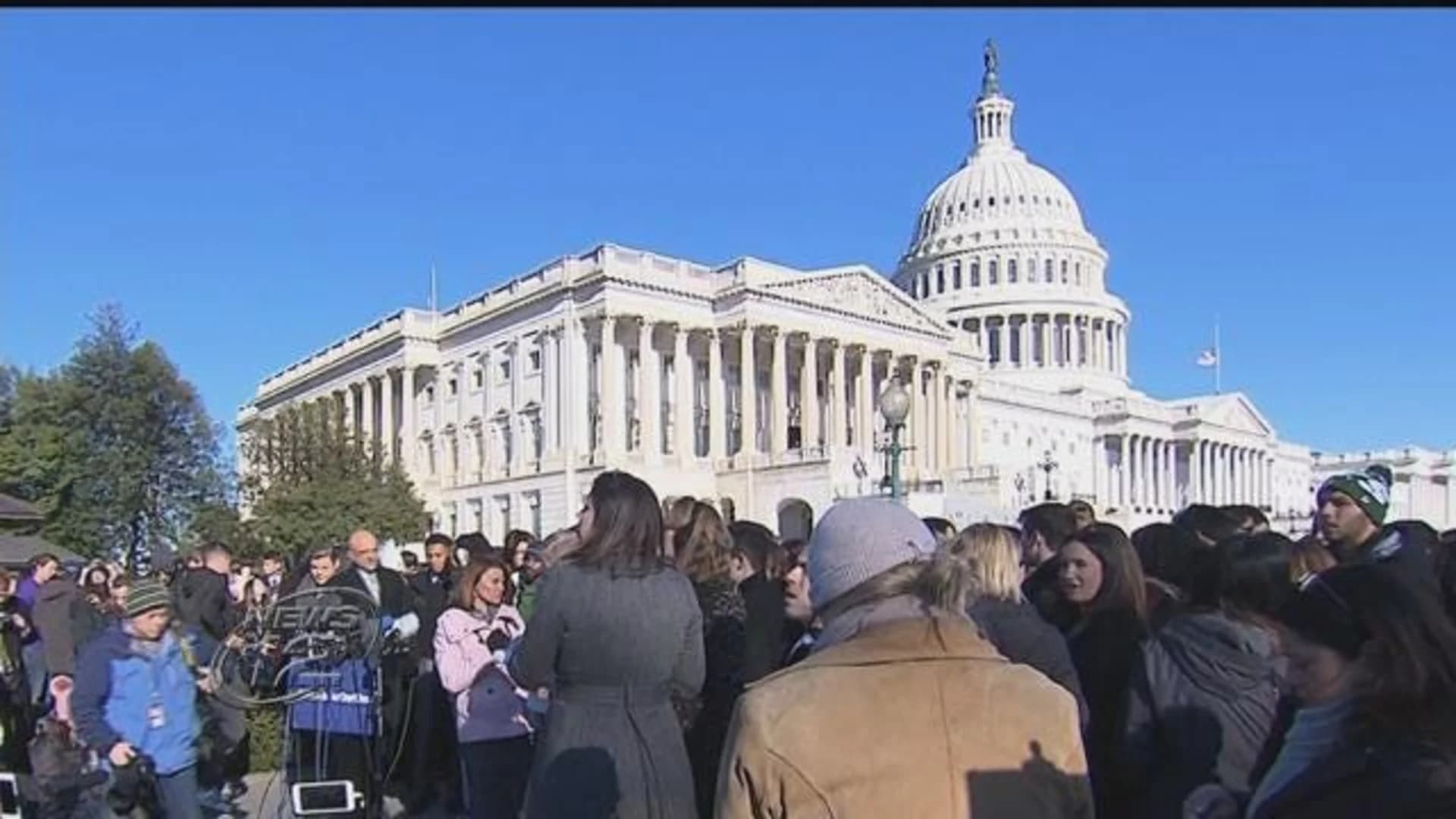 Protesters gather in Washington, demanding gun control