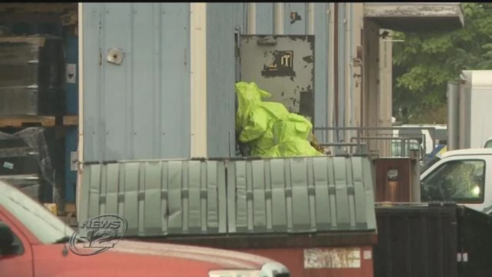 2 hospitalized after chemical reaction led to hazmat situation