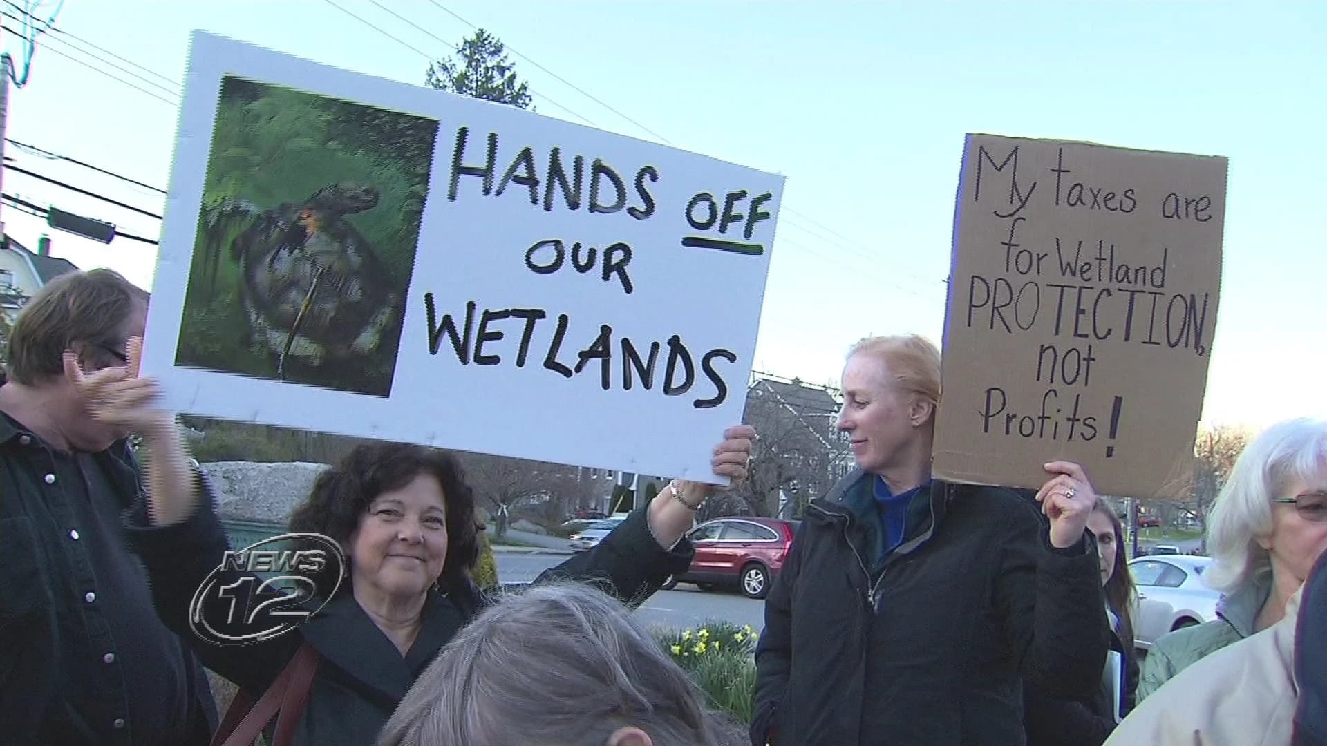 Yorktown residents rally over reduced wetlands