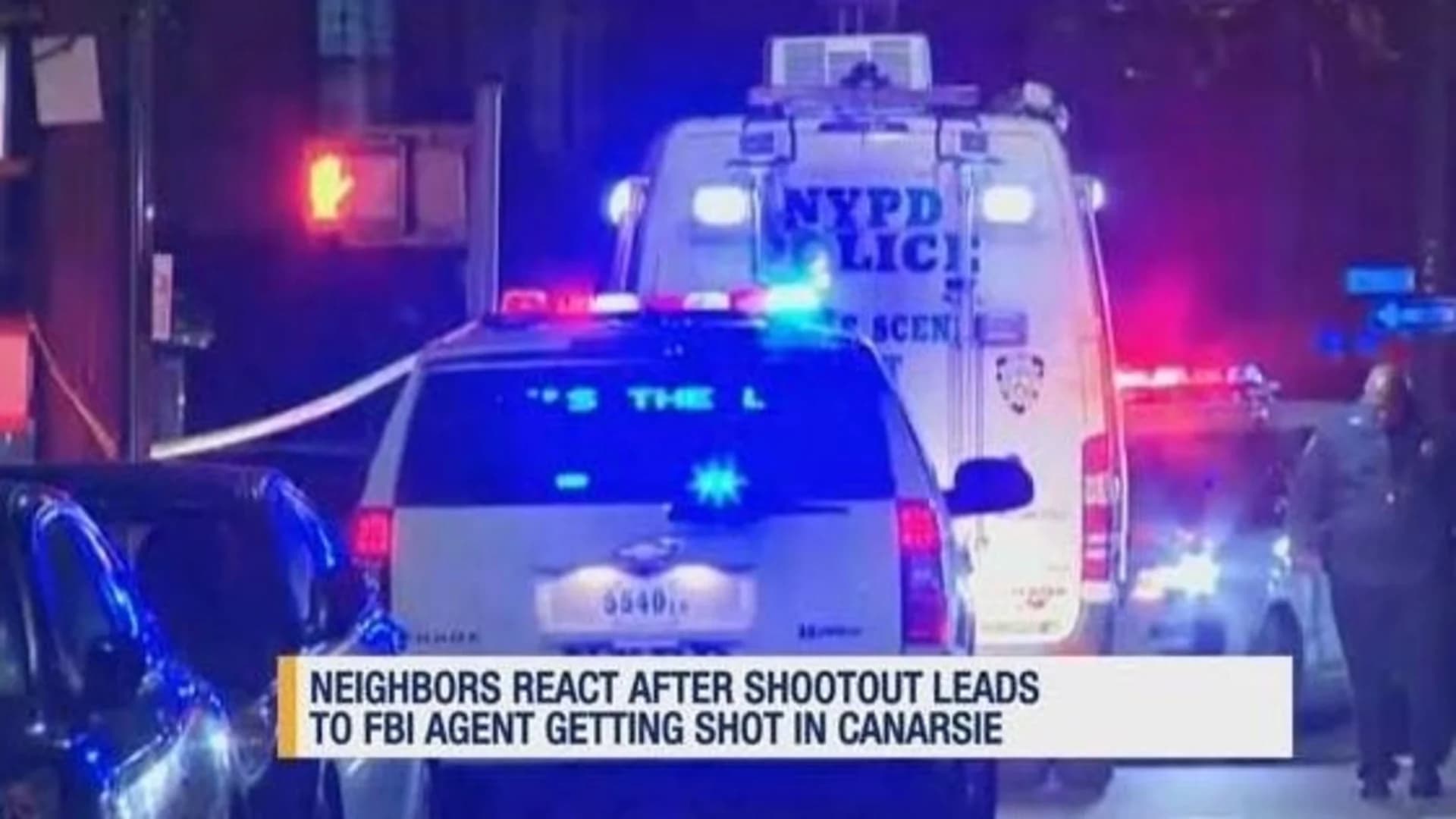 Neighbors recount chaotic scene of Canarsie shooting that injured FBI agent