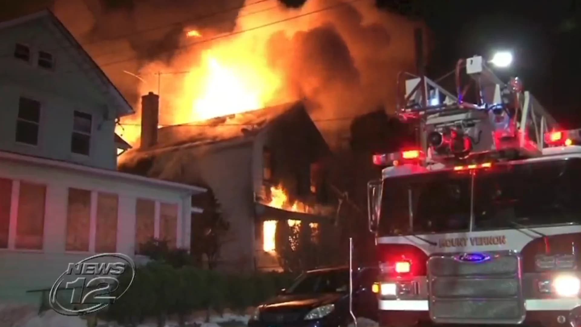 Fire destroys home in Mount Vernon