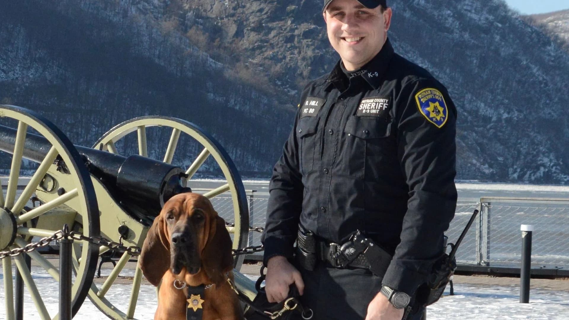 Flash the police dog hopes to win $5,000 Hometown Heroes Grant