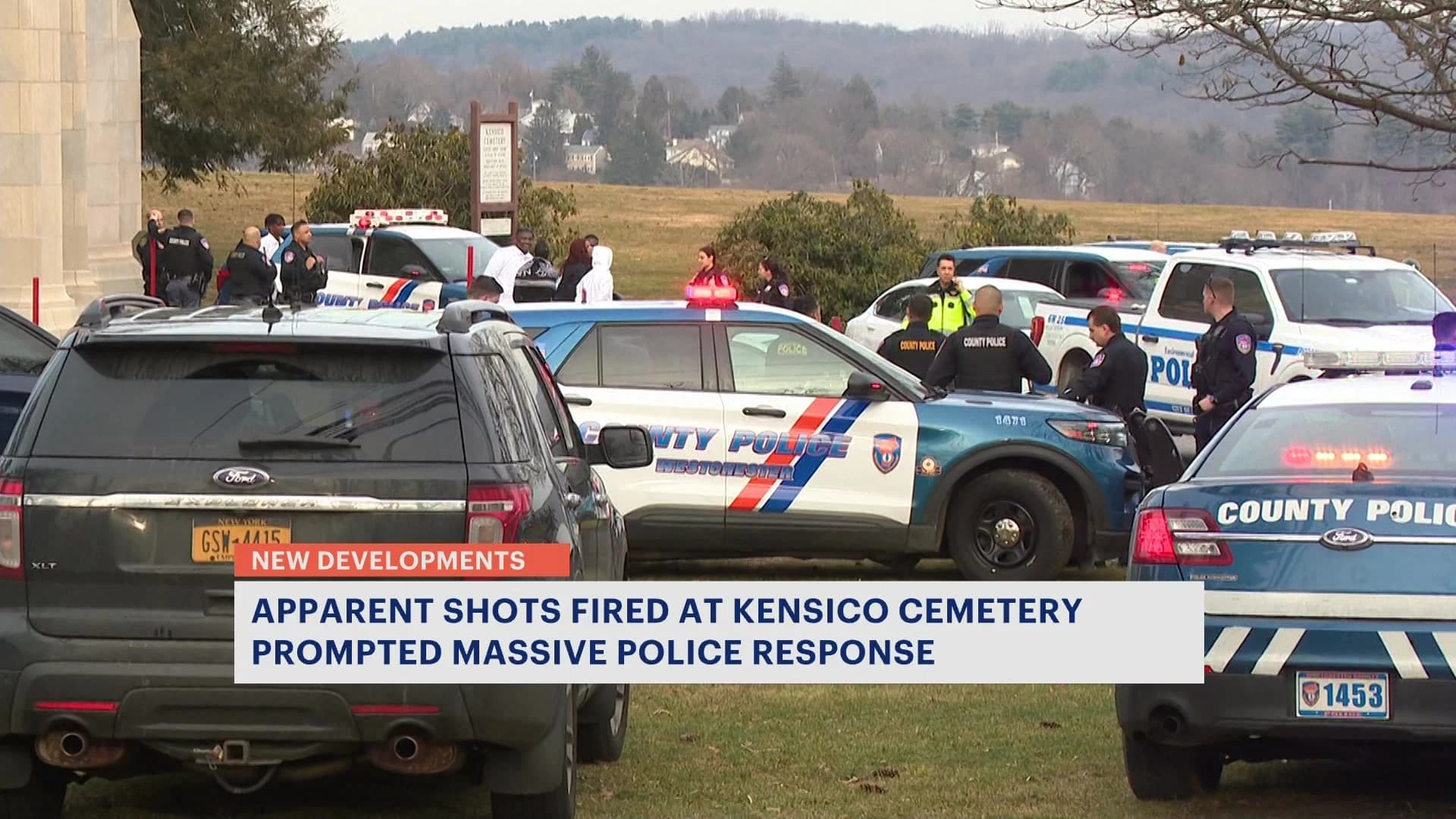 Apparent shots fired at Kensico Cemetery prompted massive police response
