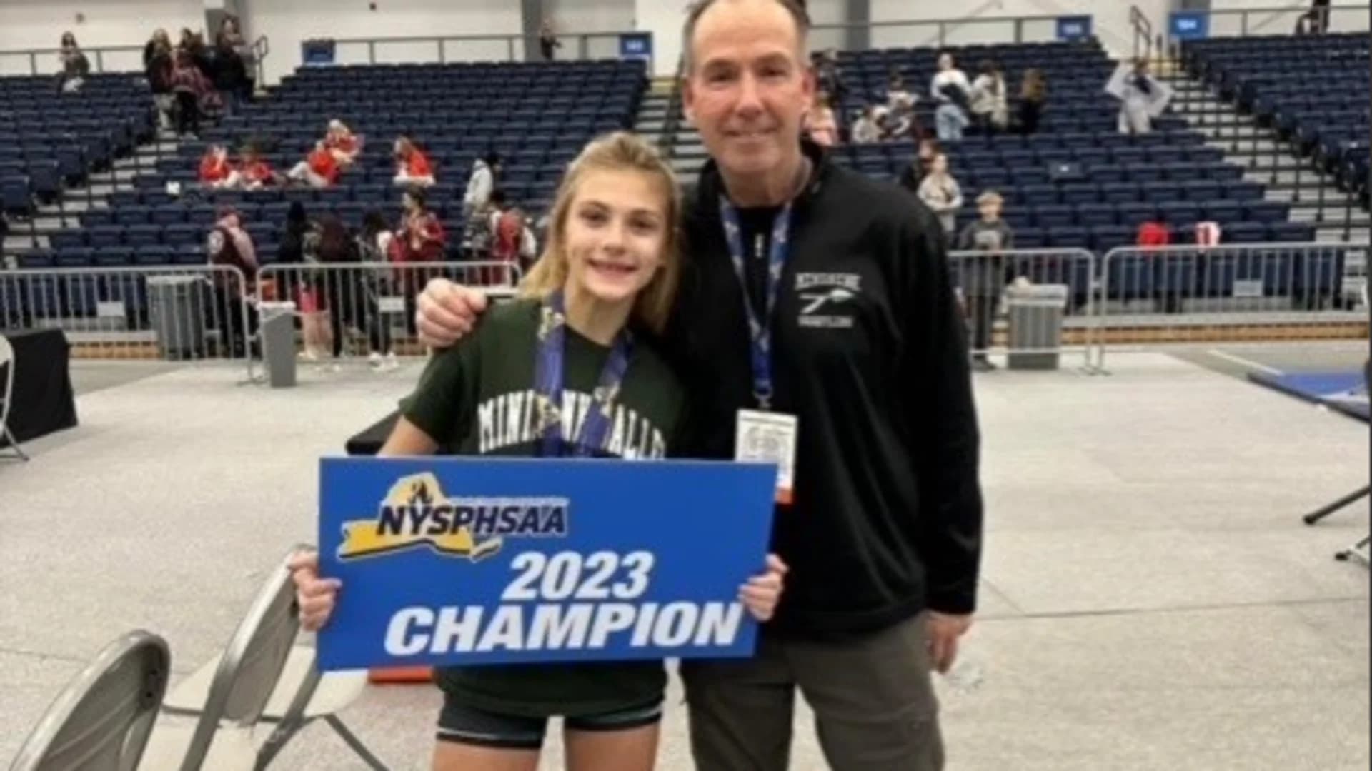 ‘It’s just constant discrimination.’ Minisink mom alleges district refuses to recognize daughter as girls wrestling state champion 