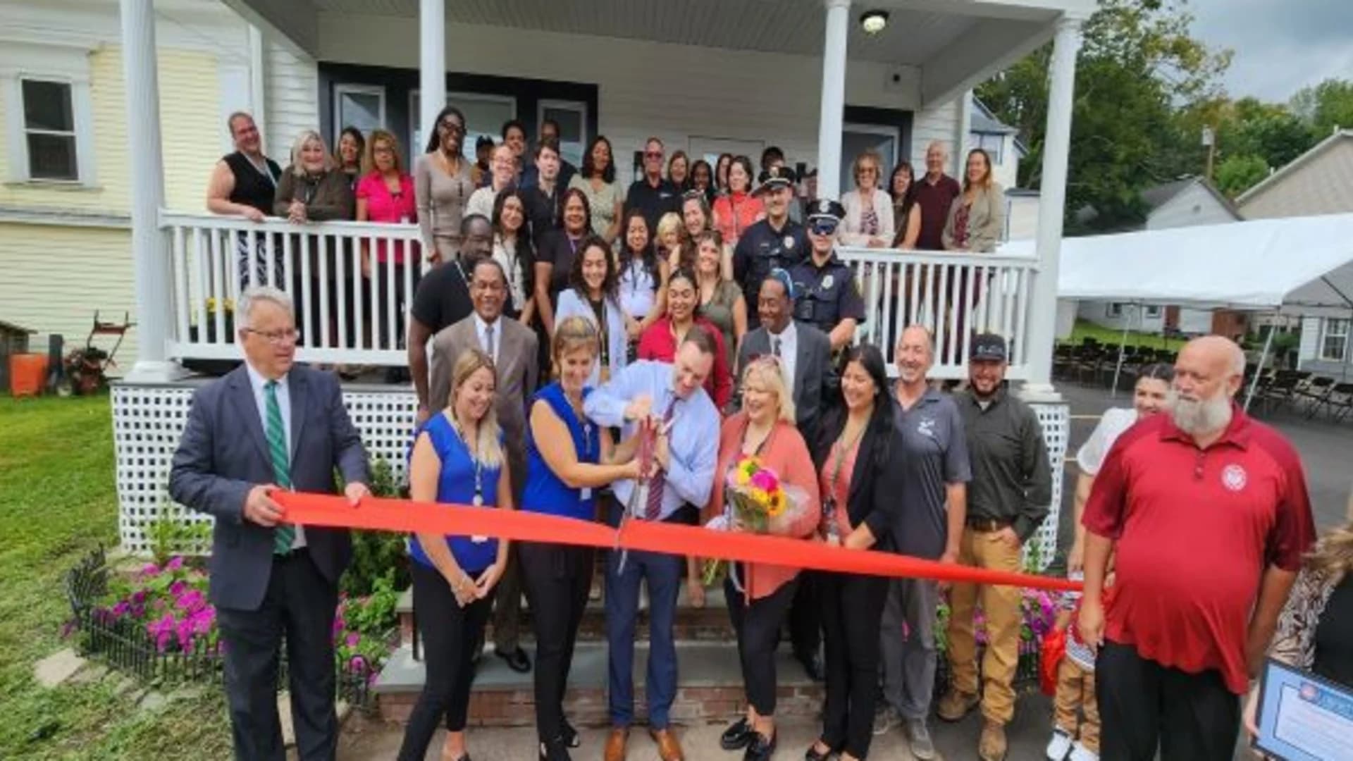 County officials celebrate the grand opening of the Children’s Home Sullivan County