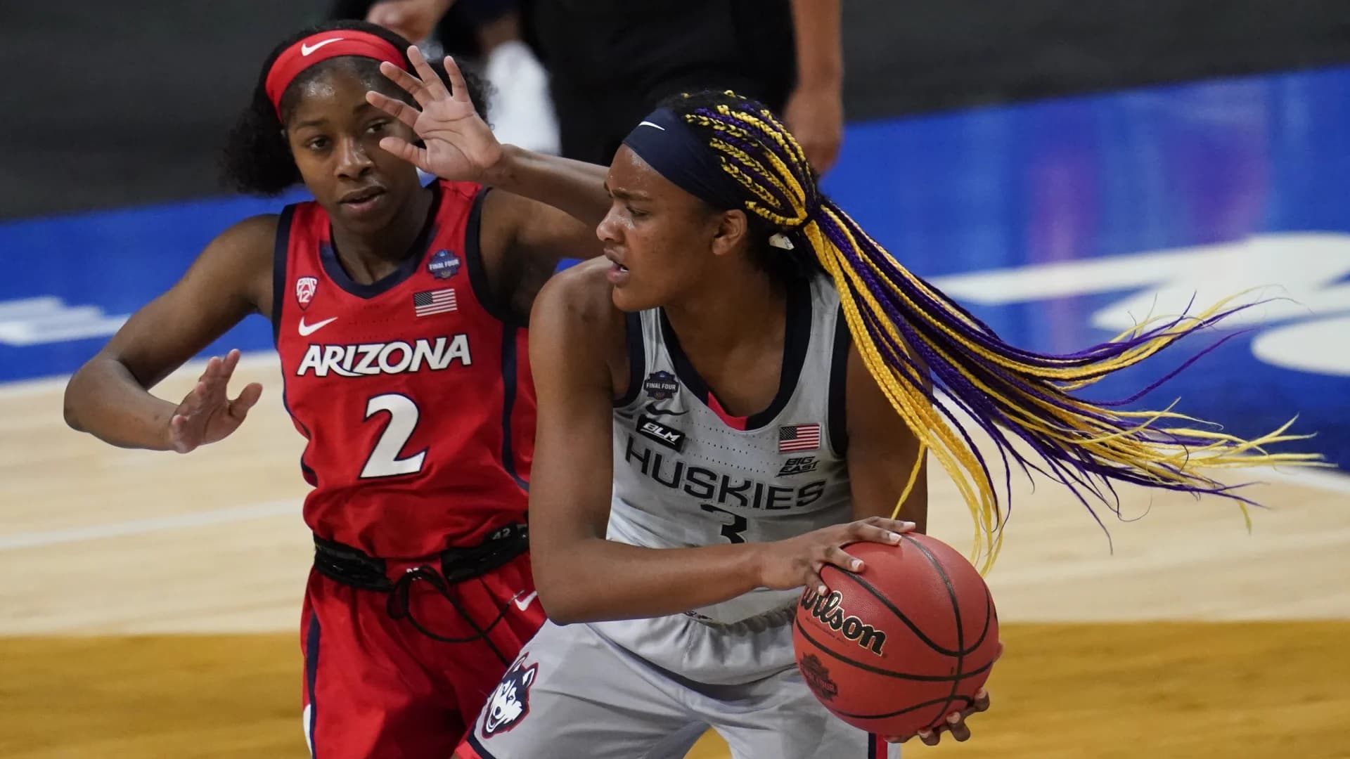 Arizona stuns UConn with 69-59 women's NCAA Final Four win 