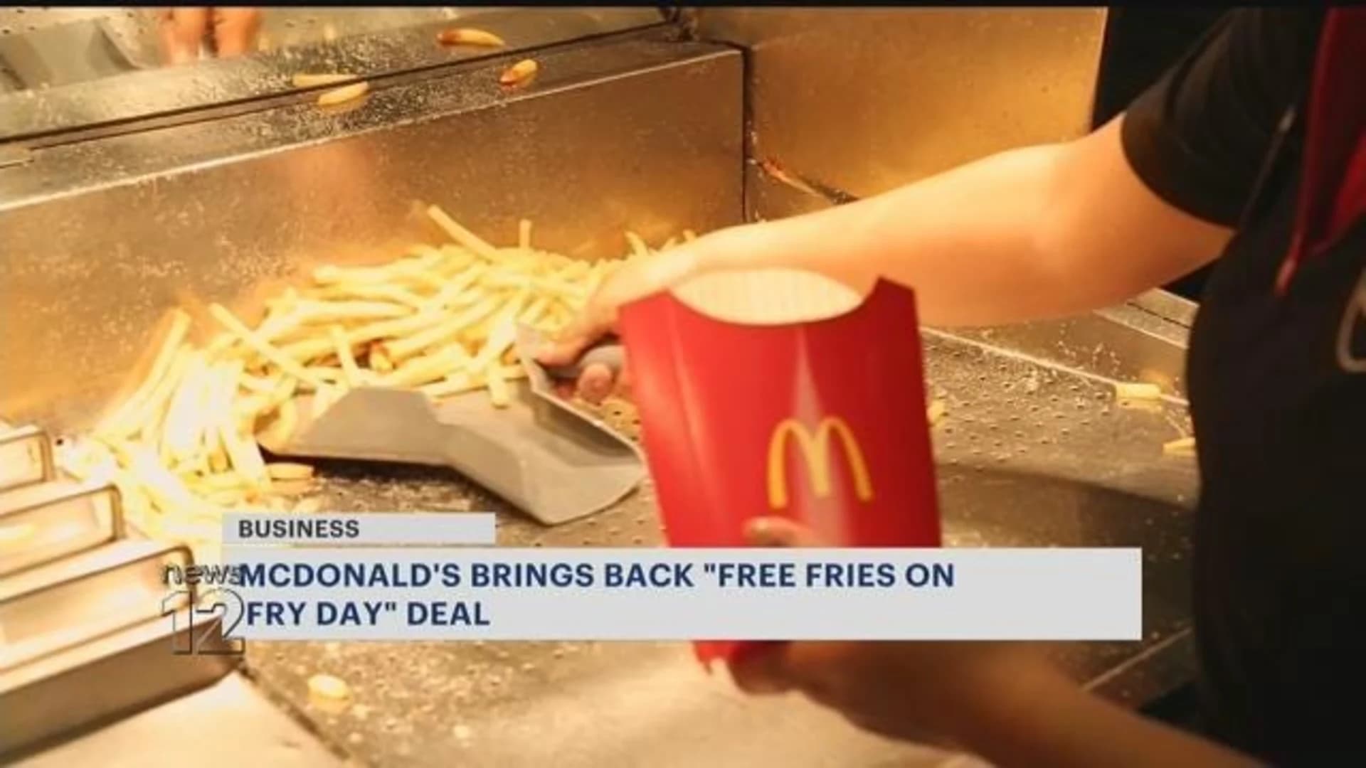 McDonald's brings back its "Free Fries on Fry Day" deal